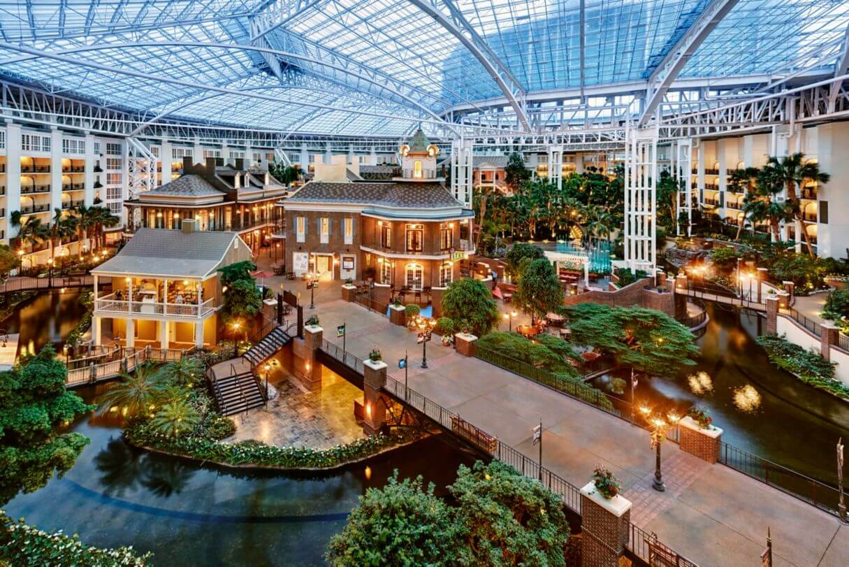 Gaylord Opryland resort birdseye view