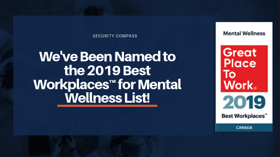 We’ve Been Named to Great Place to Work Institute’s 2019 Best Workplaces™ for Mental Wellness List!